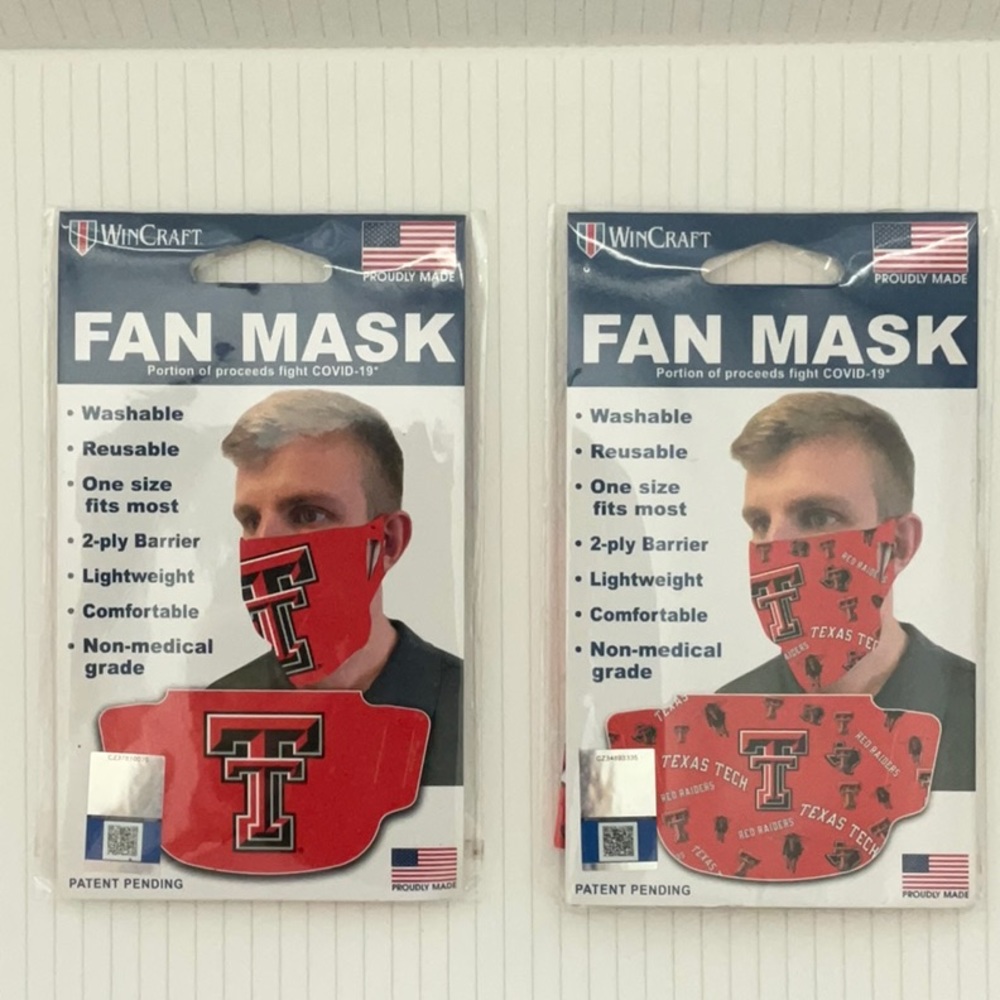 💰🚨CLEARANCE 🚨💰
Texas Tech face masks 😷